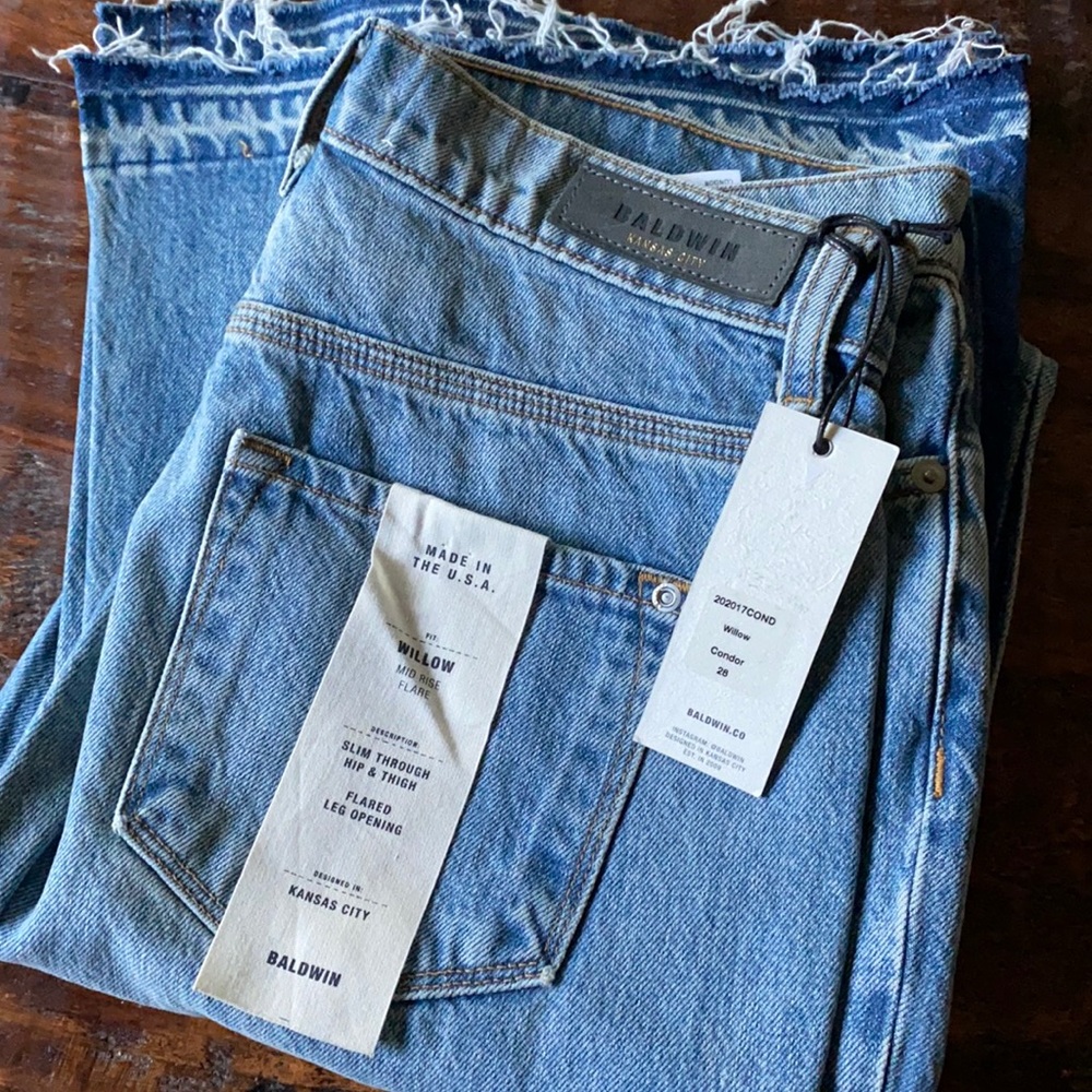 Baldwin flare jeans size 28